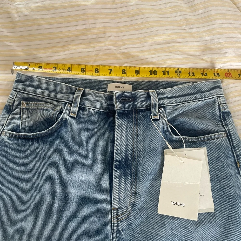 Toteme Twisted seam denim worn blue NWT - Picture 6 of 10